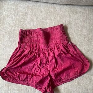 Chic High-Waisted Magenta Shorts
